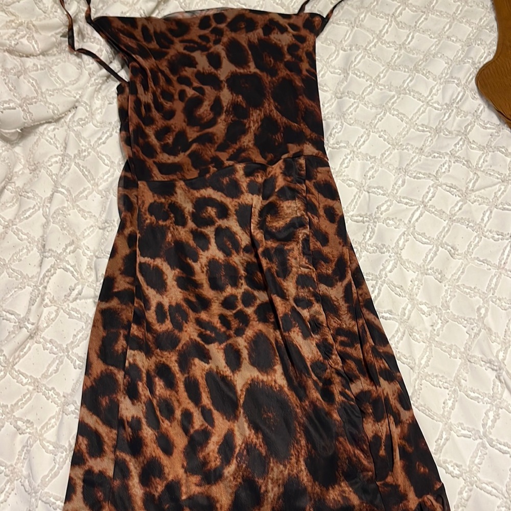 Cheetah print dress